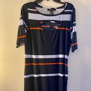 Ashley Stewart Striped Dress